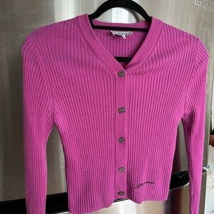 GANNI WOOL CARDIGAN